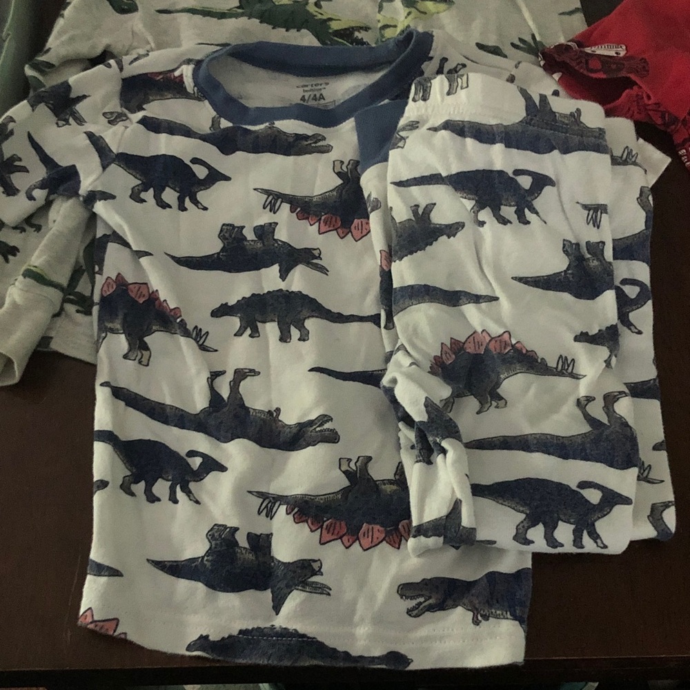 🏋️♂️ Dinosaur & Monster Truck Pj Set - Picture 2 of 6